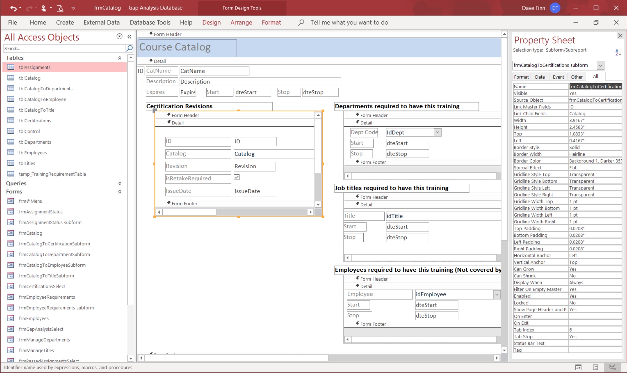 sample microsoft access database